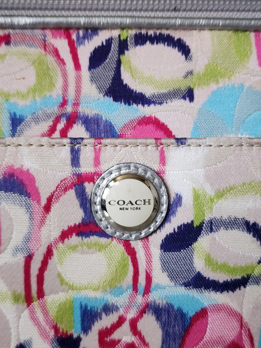 Coach Poppy Ikat Universal Sleeve Zip Around iPad, computer Cover Case 61963